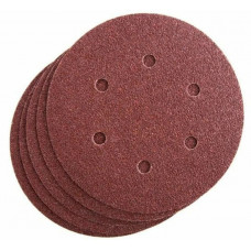 Круг шлифовальный 6 отверстий перфорированный на липучке 230 мм P180, упак. 100 шт